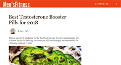 Desktop Screenshot of naturaltestosteronepills.com
