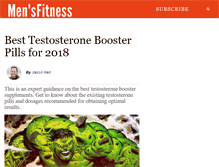 Tablet Screenshot of naturaltestosteronepills.com